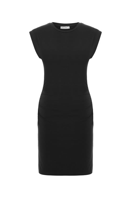  KOLSUZ DAR MİNİ ELBİSE