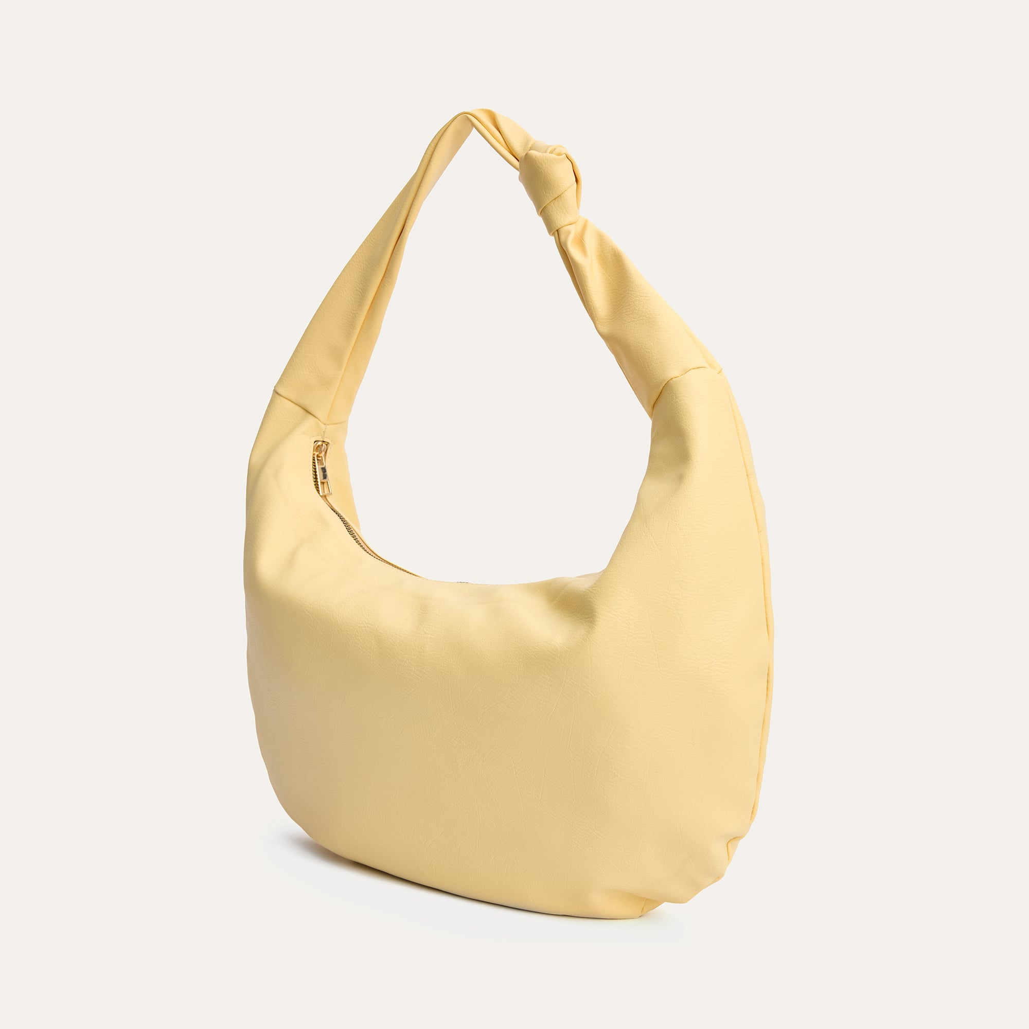 KIRIŞIK DERİ GÖRÜNÜMLÜ EL ÇANTASI