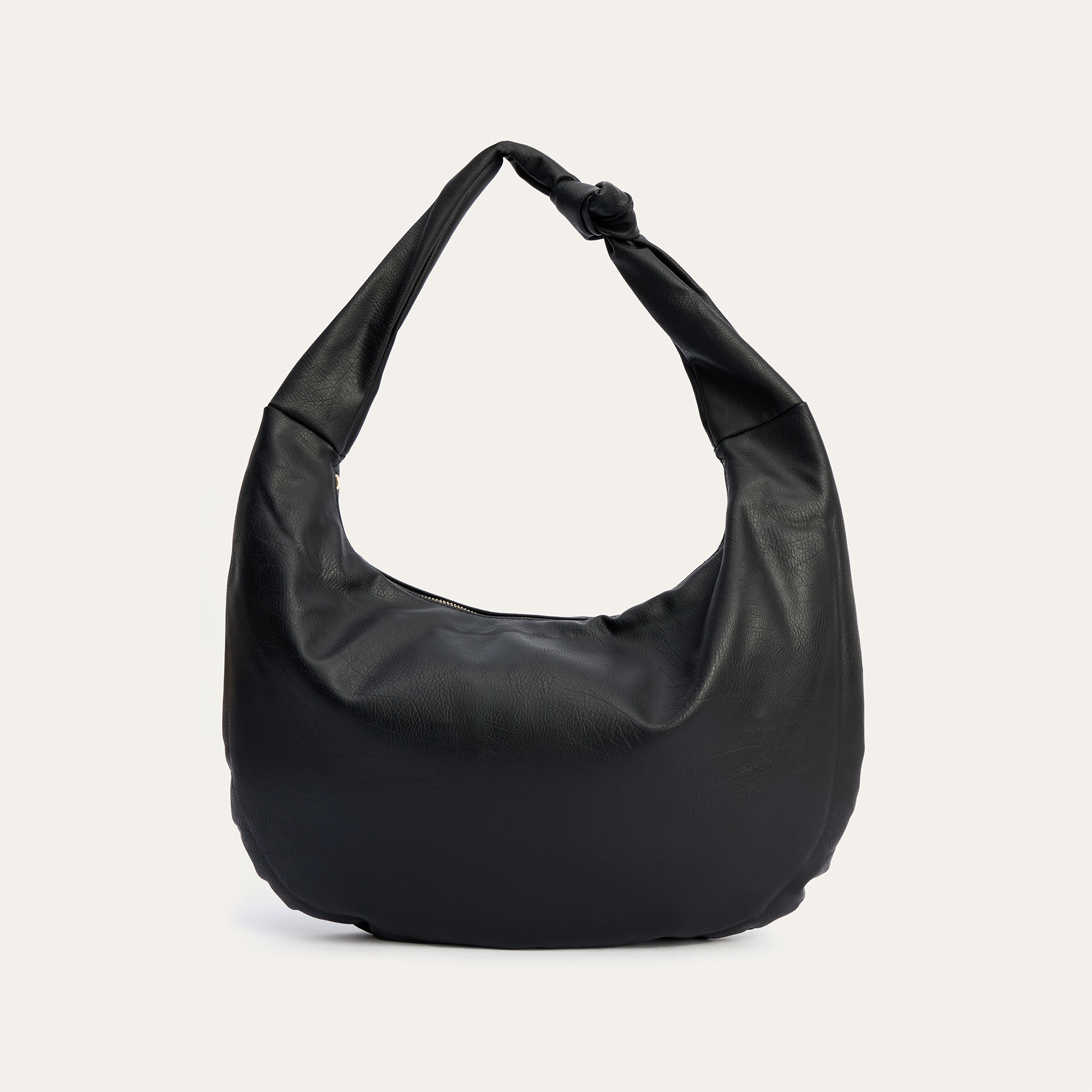 KIRIŞIK DERİ GÖRÜNÜMLÜ EL ÇANTASI