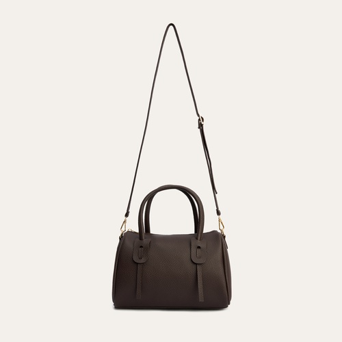  DERİ GÖRÜNÜMLÜ ASKILI EL ÇANTASI