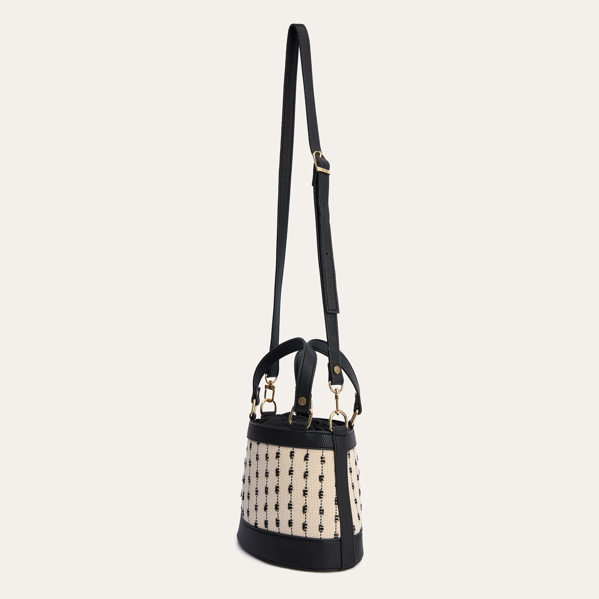 DESENLİ BUCKET OMUZ ÇANTASI