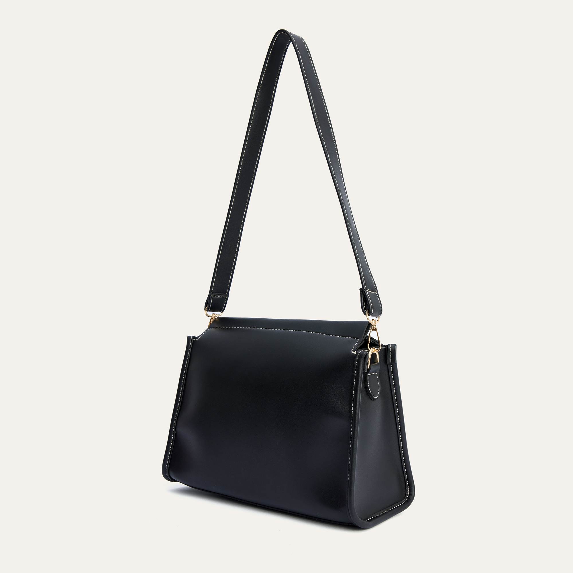 DERİ GÖRÜNÜMLÜ TOTE OMUZ ÇANTASI