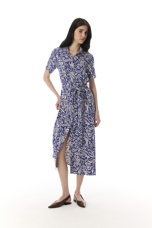  UZUN GÖMLEK YAKA KLOŞ ELBİSE