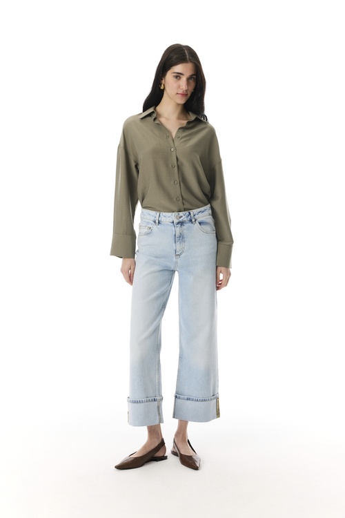  OVERSIZE CASUAL GÖMLEK