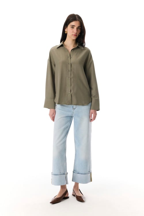  OVERSIZE CASUAL GÖMLEK