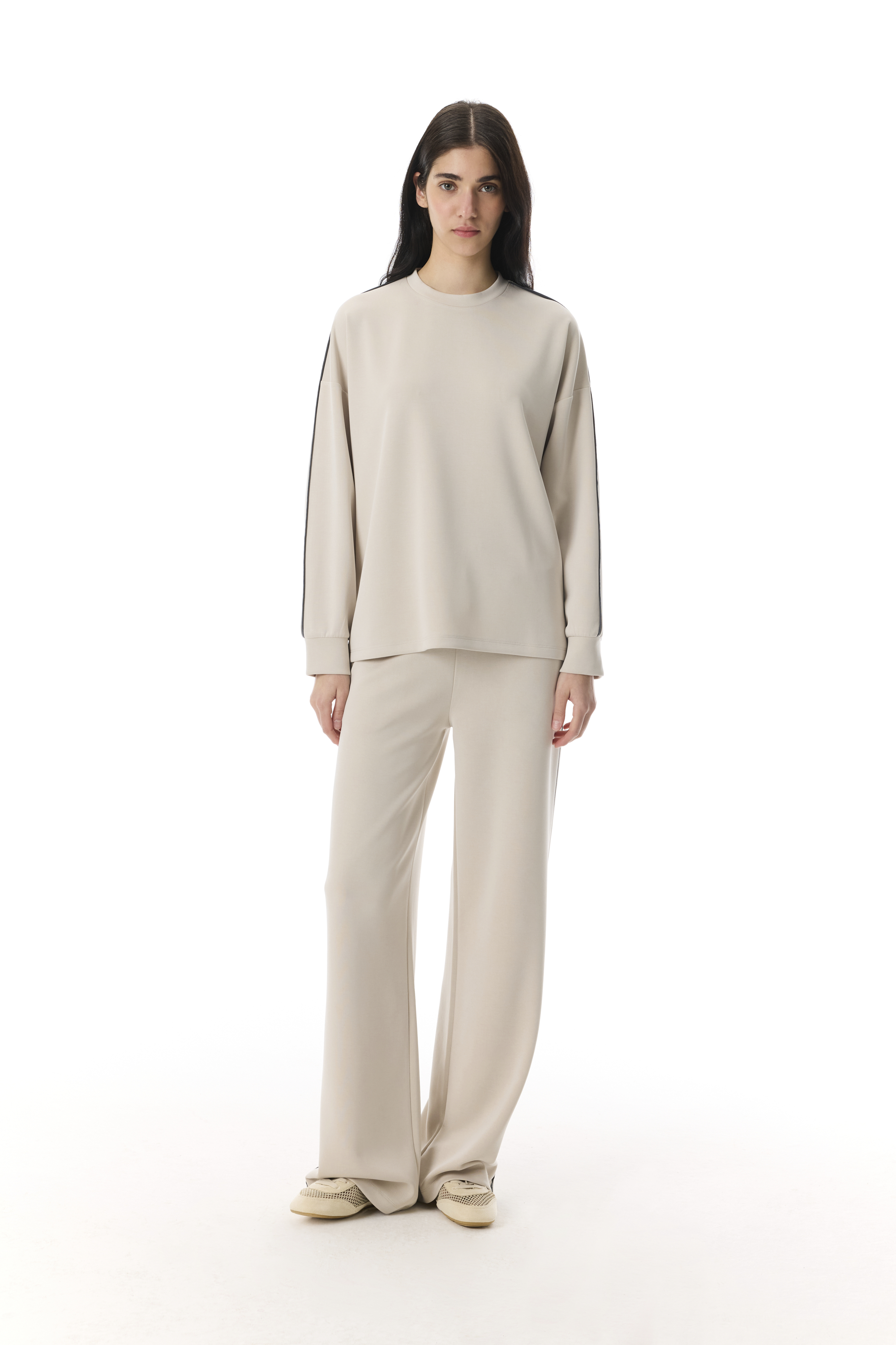 BİSİKLET YAKA MODAL KARIŞIMLI SWEATSHIRT