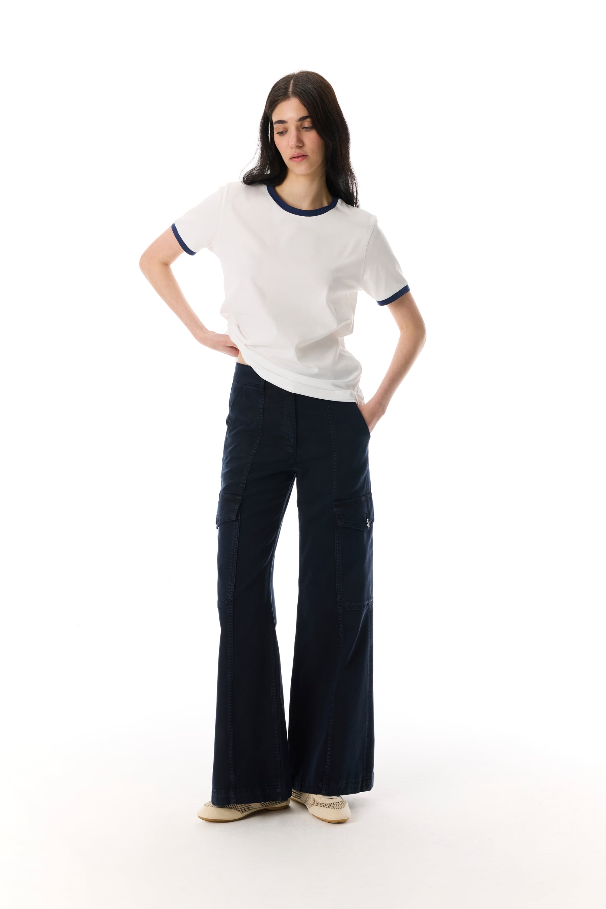 LİYOSEL KARIŞIMLI KARGO PANTOLON