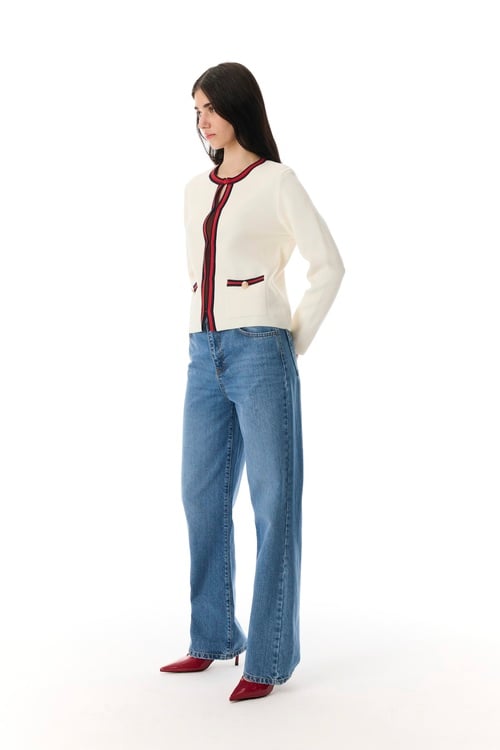  BİSİKLET YAKA CEPLİ HIRKA