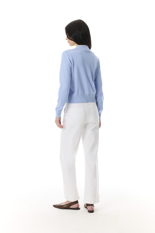  CEP DETAYLI CROPPED FLARE FIT PANTOLON