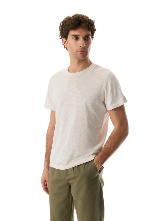  REGULAR FIT BİSİKLET YAKA T-SHIRT