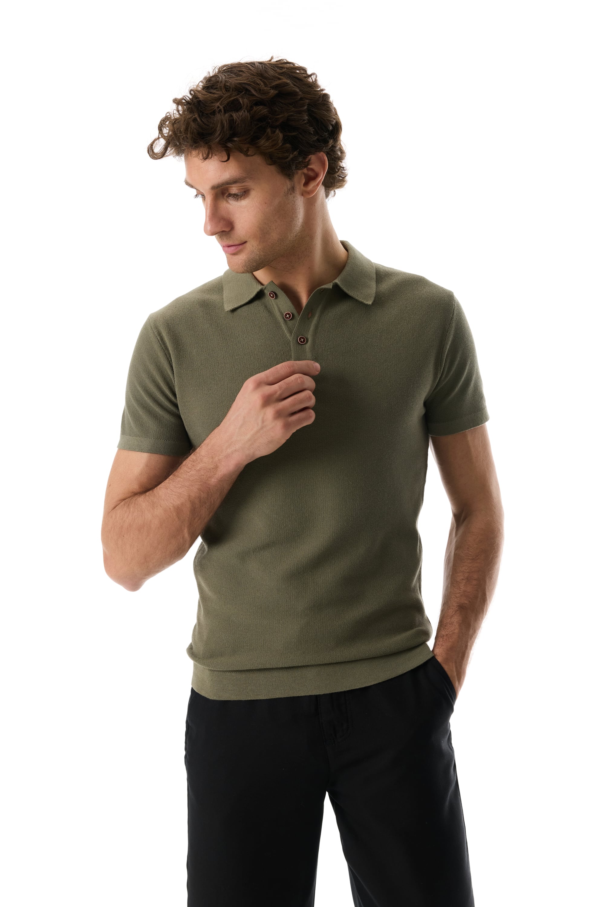 POLO YAKA KISA KOLLU TRİKO KAZAK