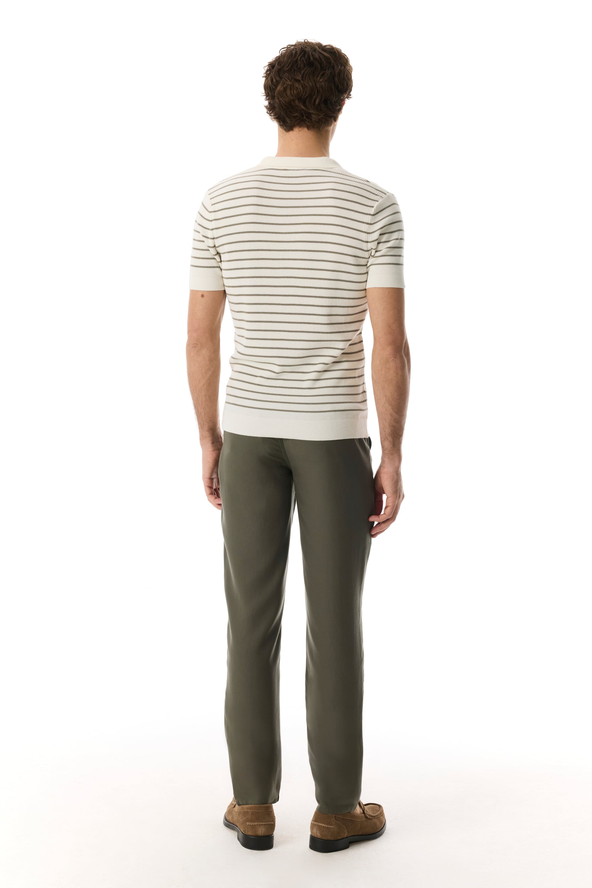 STRAIGHT FIT BELİ BAĞLAMALI TENCEL PANTOLON