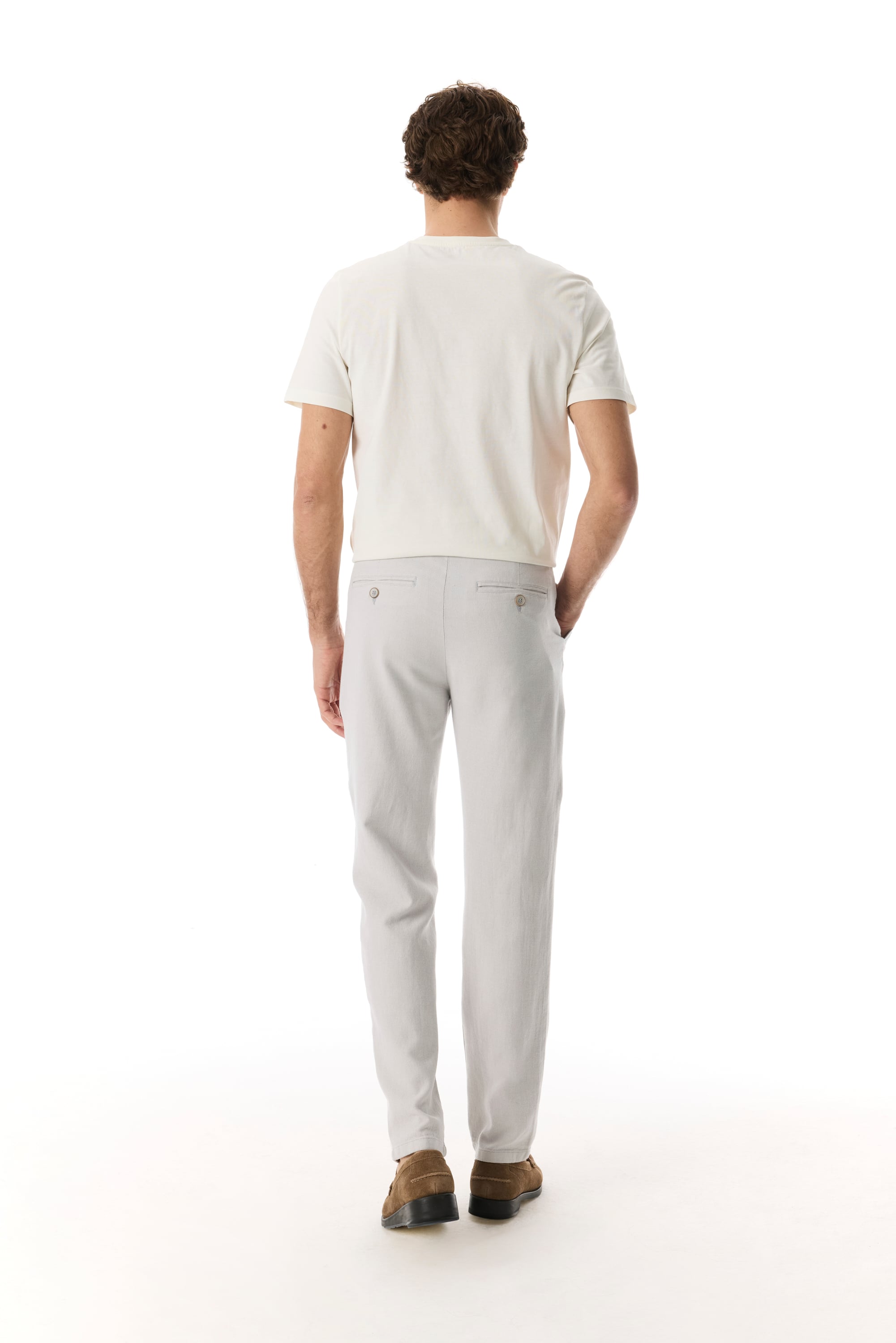 BASKILI BİSİKLET YAKA KISA KOLLU T-SHIRT