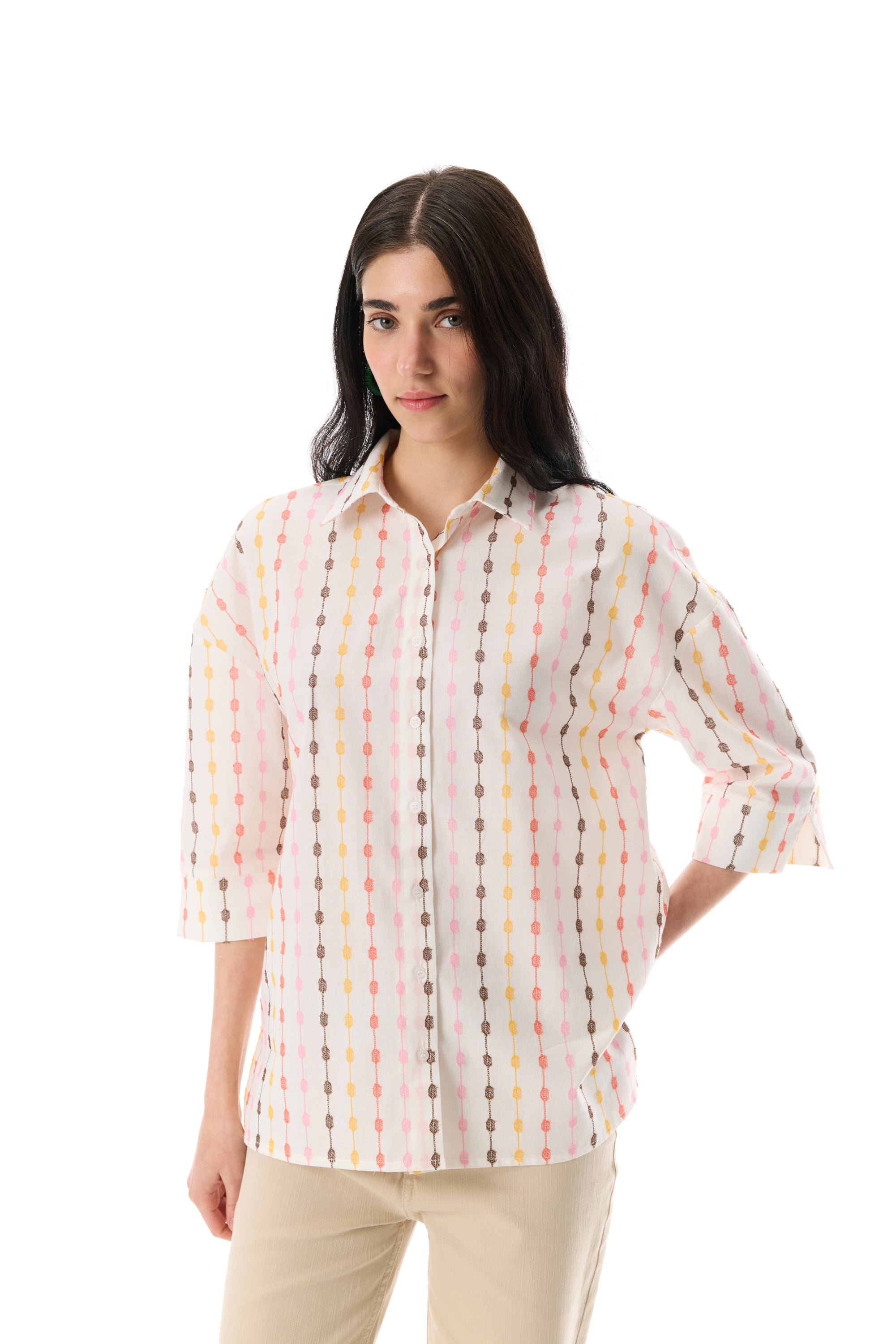 CROPPED FLARE FIT PANTOLON