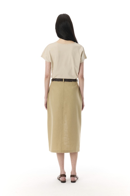  YIRTMAÇLI MİDİ ETEK