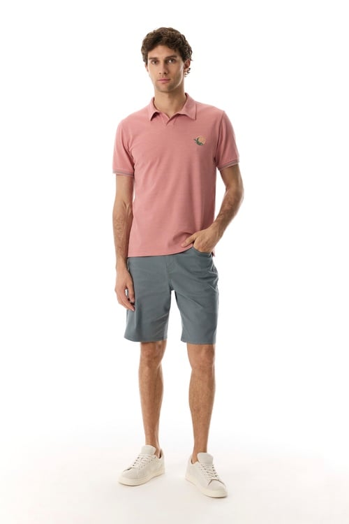  NAKIŞLI POLO YAKA T-SHIRT