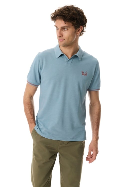  NAKIŞLI POLO YAKA T-SHIRT