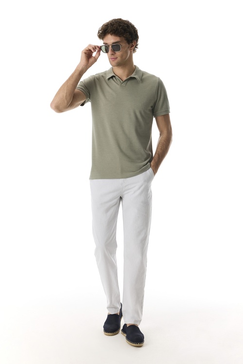  POLO YAKA KISA KOLLU T-SHIRT