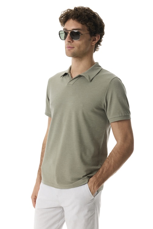  POLO YAKA KISA KOLLU T-SHIRT