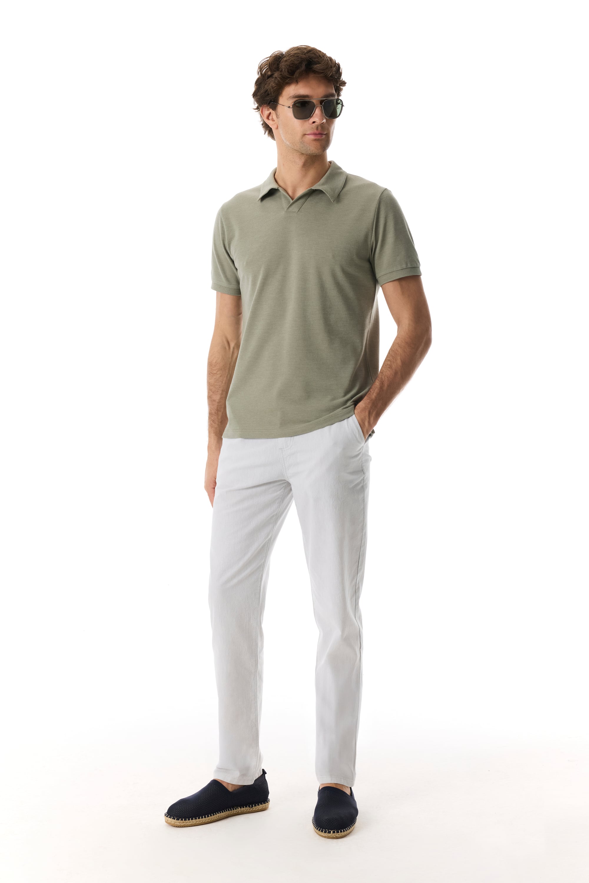 POLO YAKA KISA KOLLU T-SHIRT