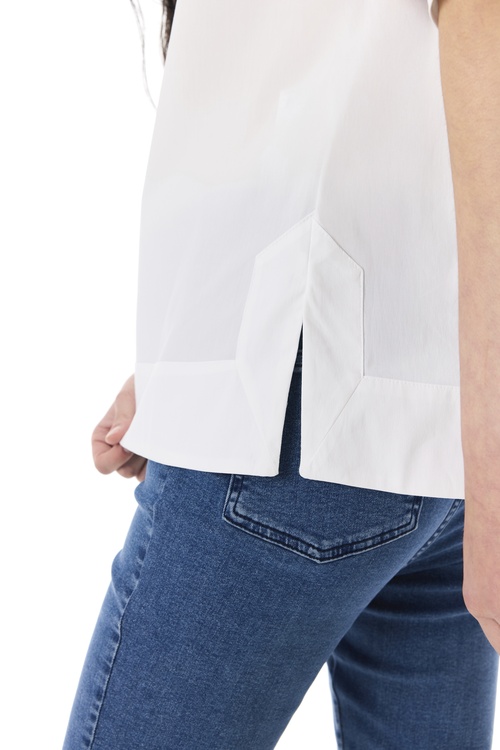  BAĞLAMALI 3/4 KOL V YAKA BLUZ