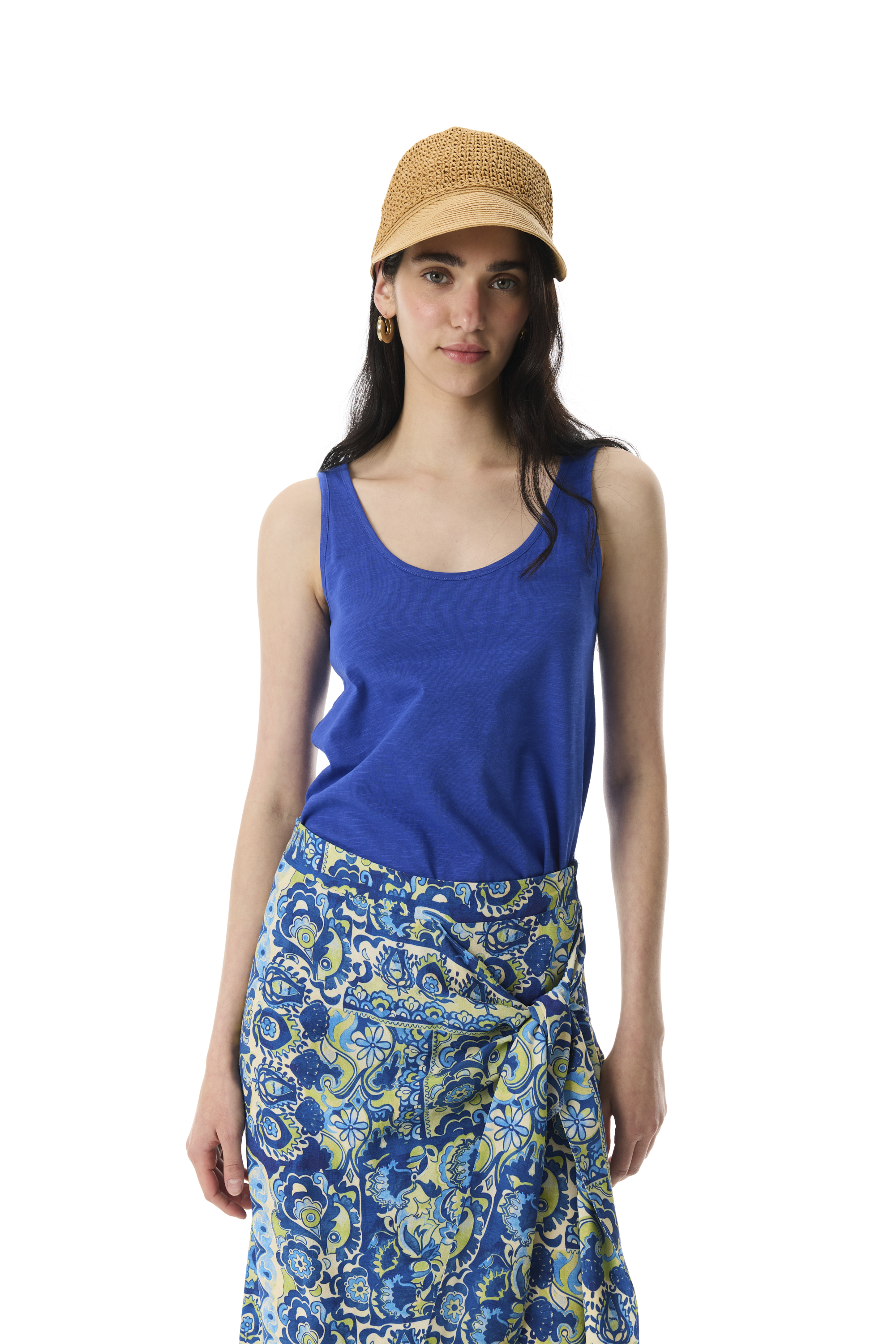 BASKILI BAĞLAMA DETAYLI MİDİ ETEK