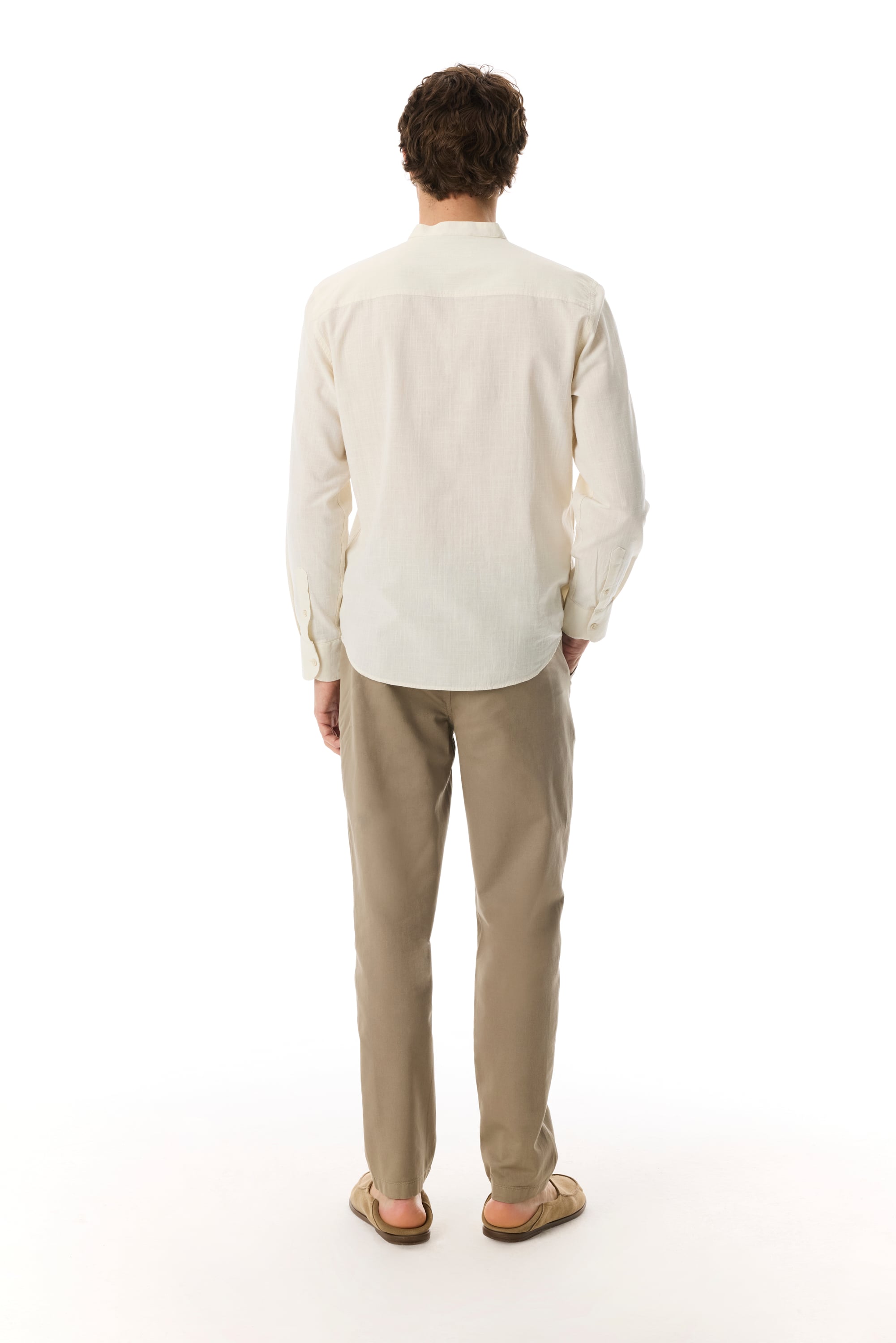 HAKİM YAKA CASUAL UZUN KOLLU GÖMLEK