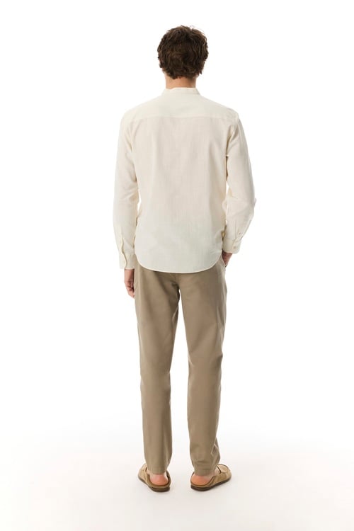  HAKİM YAKA CASUAL UZUN KOLLU GÖMLEK