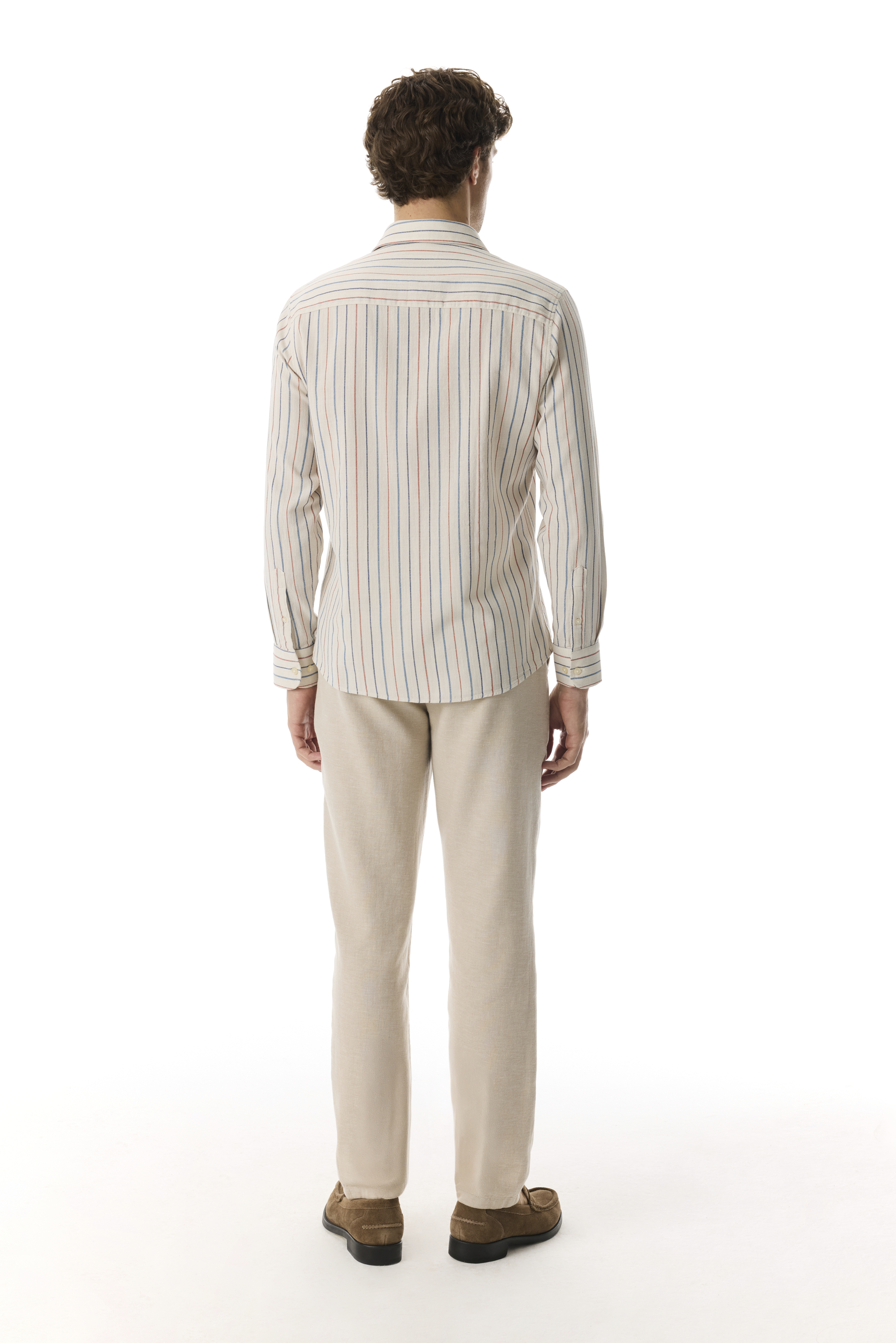 ÇİZGİLİ REGULAR FIT UZUN KOLLU GÖMLEK