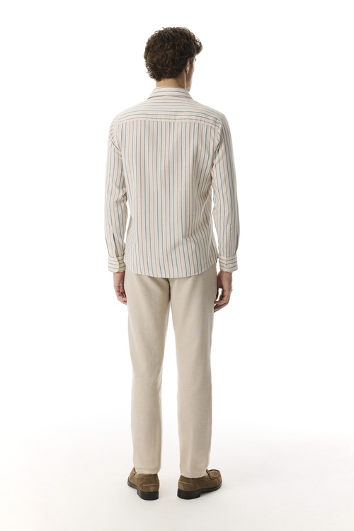  ÇİZGİLİ REGULAR FIT UZUN KOLLU GÖMLEK