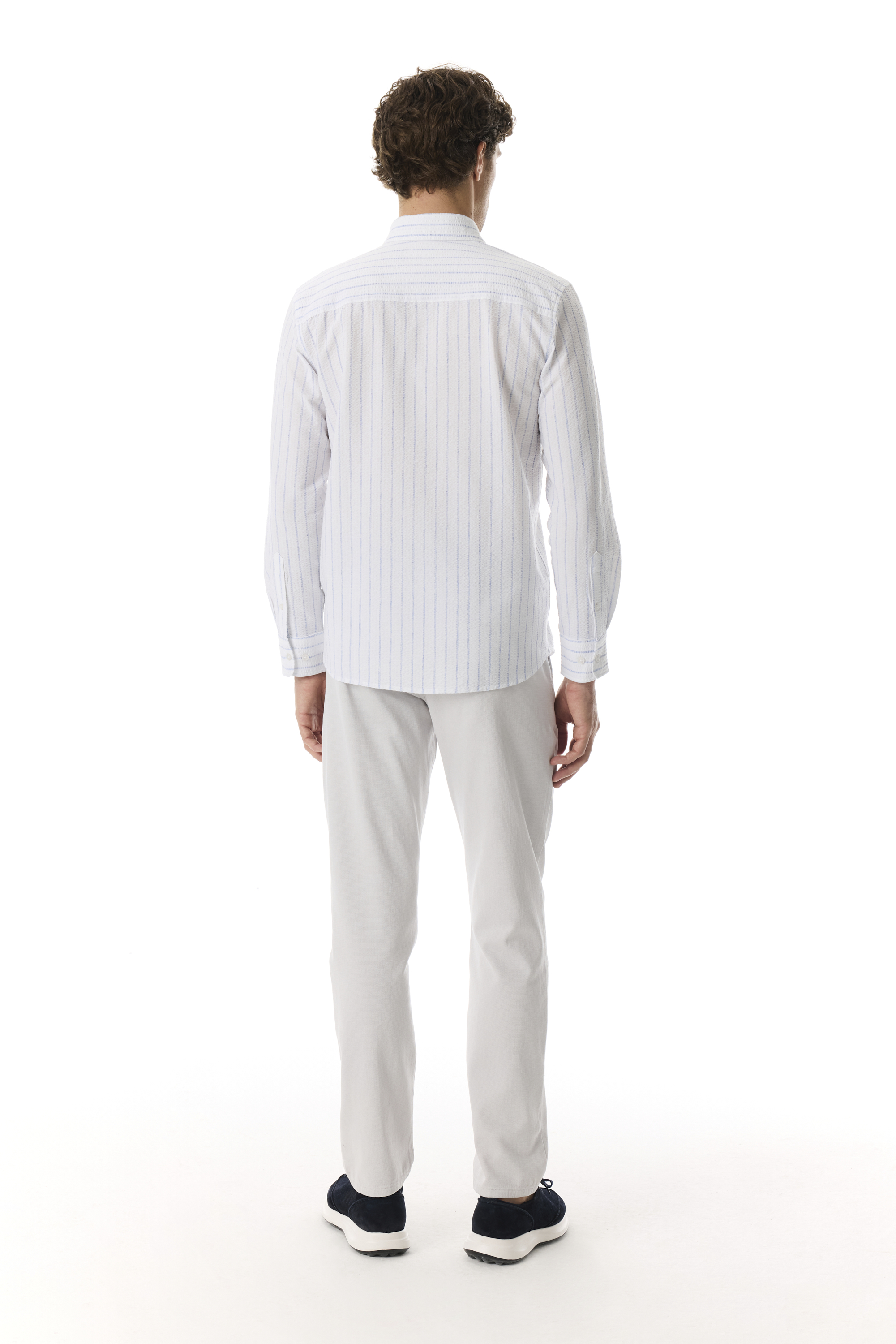 ÇİZGİLİ REGULAR FIT UZUN KOLLU GÖMLEK