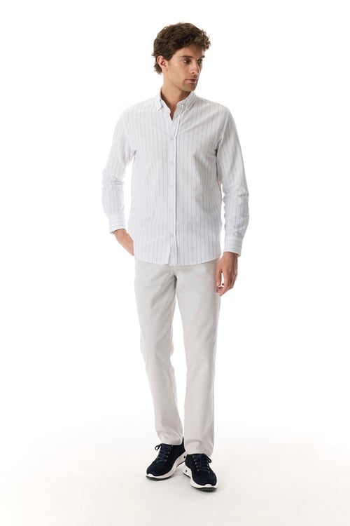  ÇİZGİLİ REGULAR FIT UZUN KOLLU GÖMLEK
