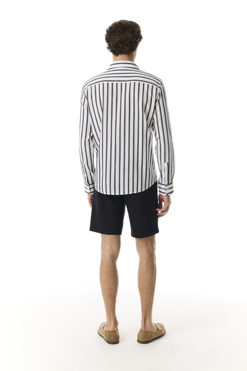  REGULAR FIT ÇİZGİLİ UZUN KOLLU GÖMLEK