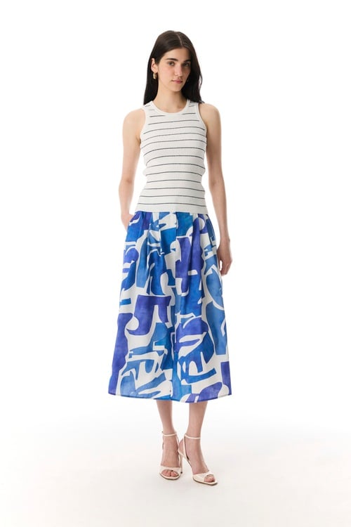  FİTİLLİ FITTED KOLSUZ TRİKO KAZAK