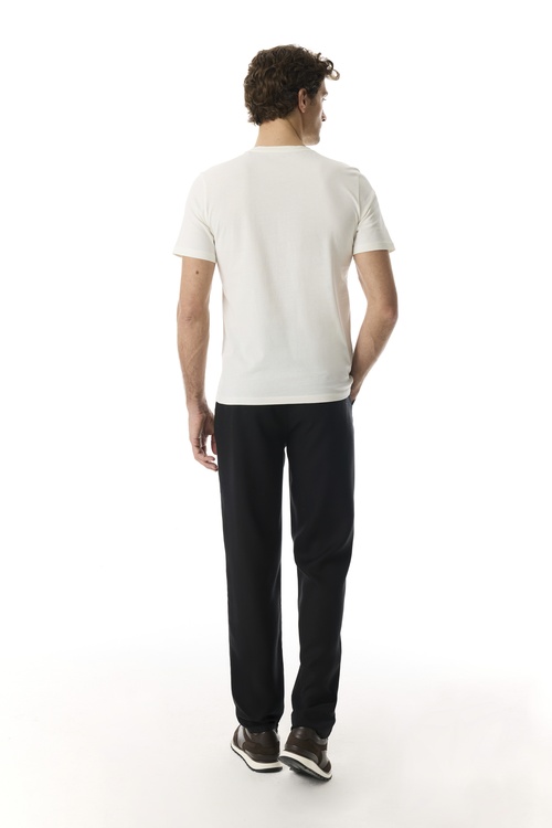  BASKILI BİSİKLET YAKA T-SHIRT