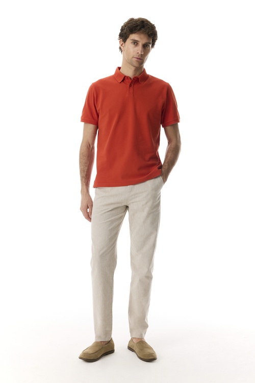 POLO YAKA KISA KOLLU T-SHIRT