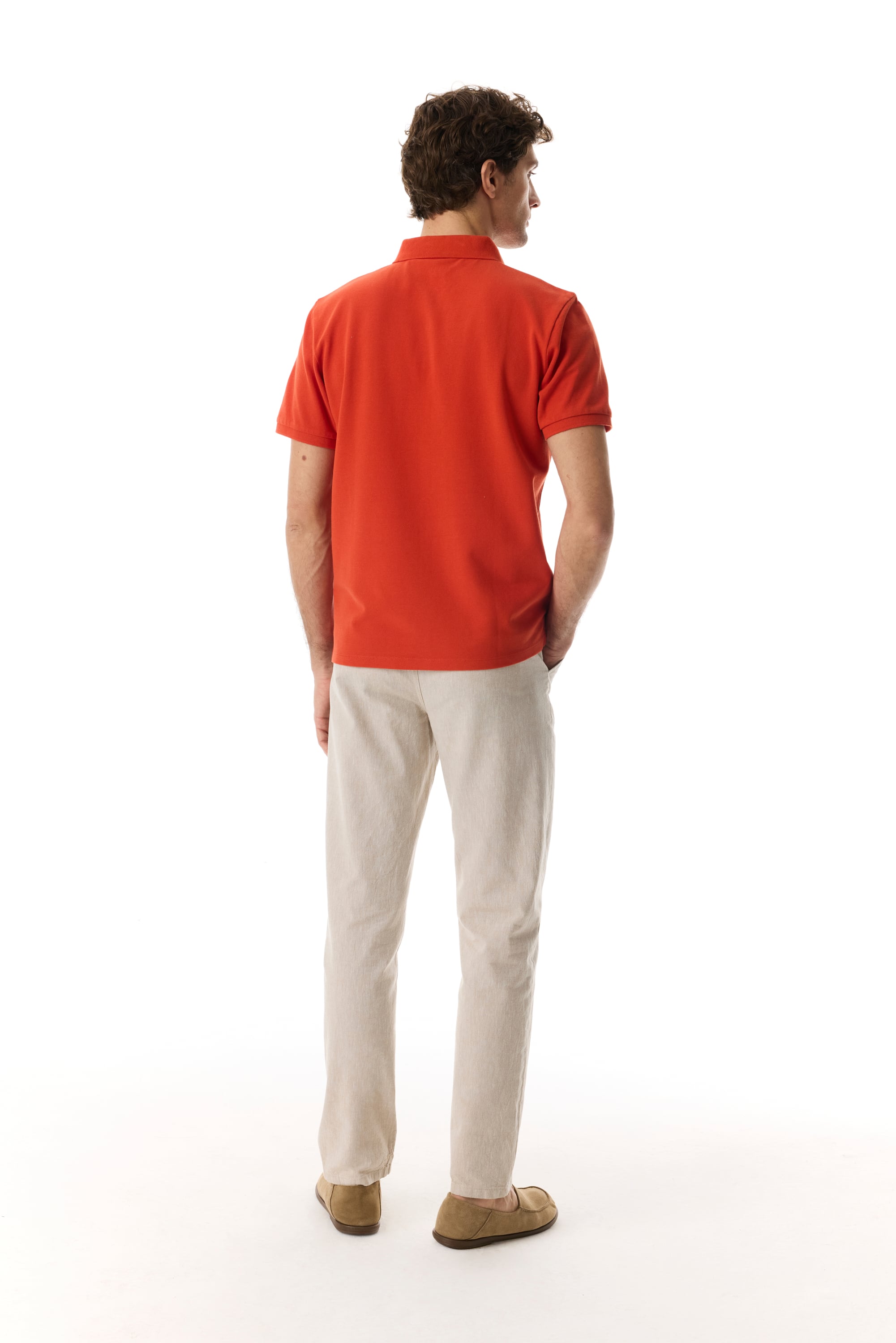 POLO YAKA KISA KOLLU T-SHIRT