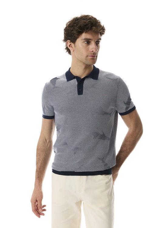  JAKARLI POLO YAKA KISA KOLLU TRİKO KAZAK