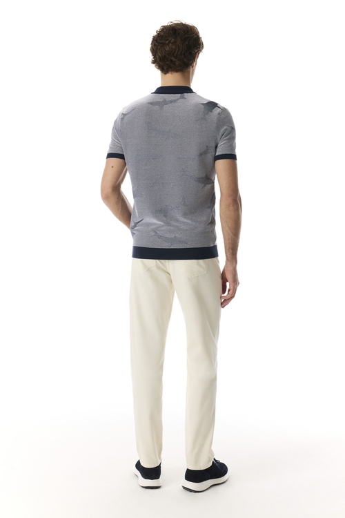  JAKARLI POLO YAKA KISA KOLLU TRİKO KAZAK