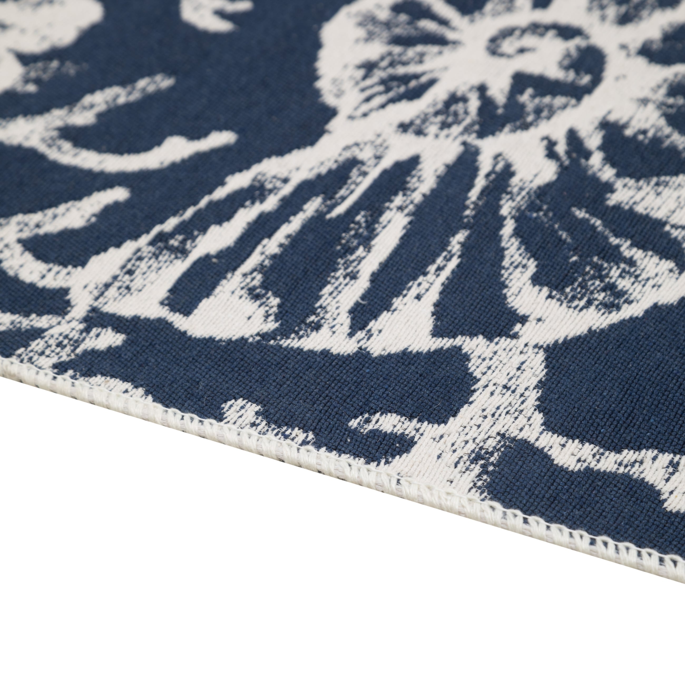 LARISSA  MARİN KİLİM LACİVERT BEYAZ 80X150