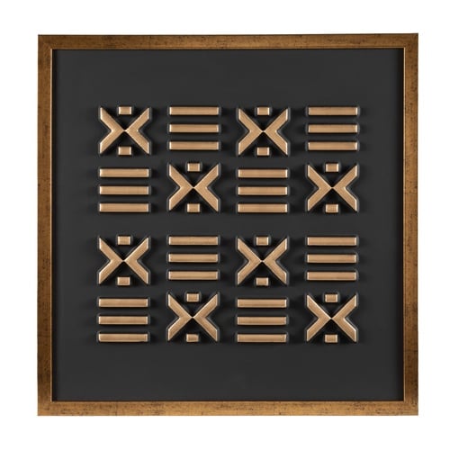 MATTE KABARTMALI ÇERÇEVELİ TABLO 60X60CM