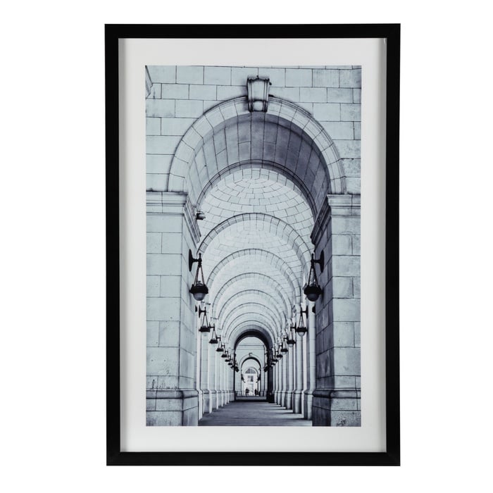 UNION STATION ÇERÇEVELİ CAM TABLO 60X90CM