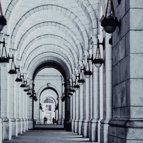 UNION STATION ÇERÇEVELİ CAM TABLO 60X90CM