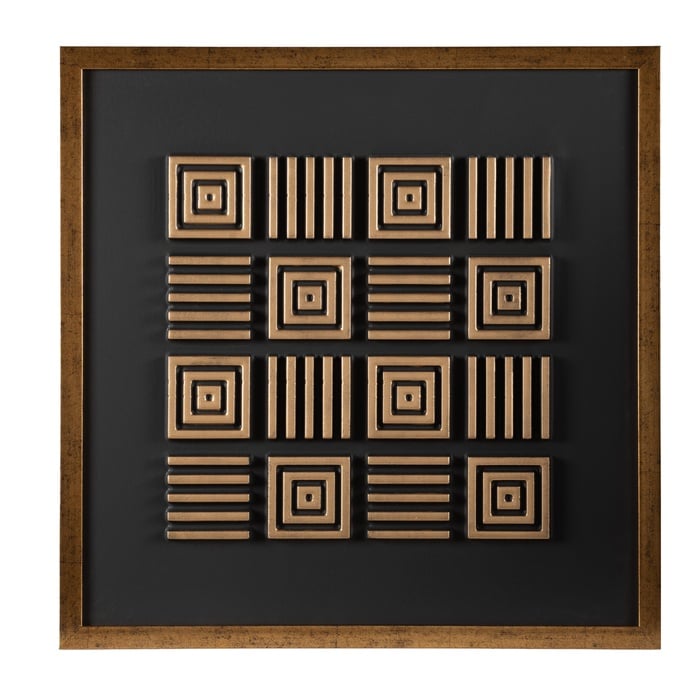 SAMBEL KABARTMALI ÇERÇEVELİ TABLO 60X60CM