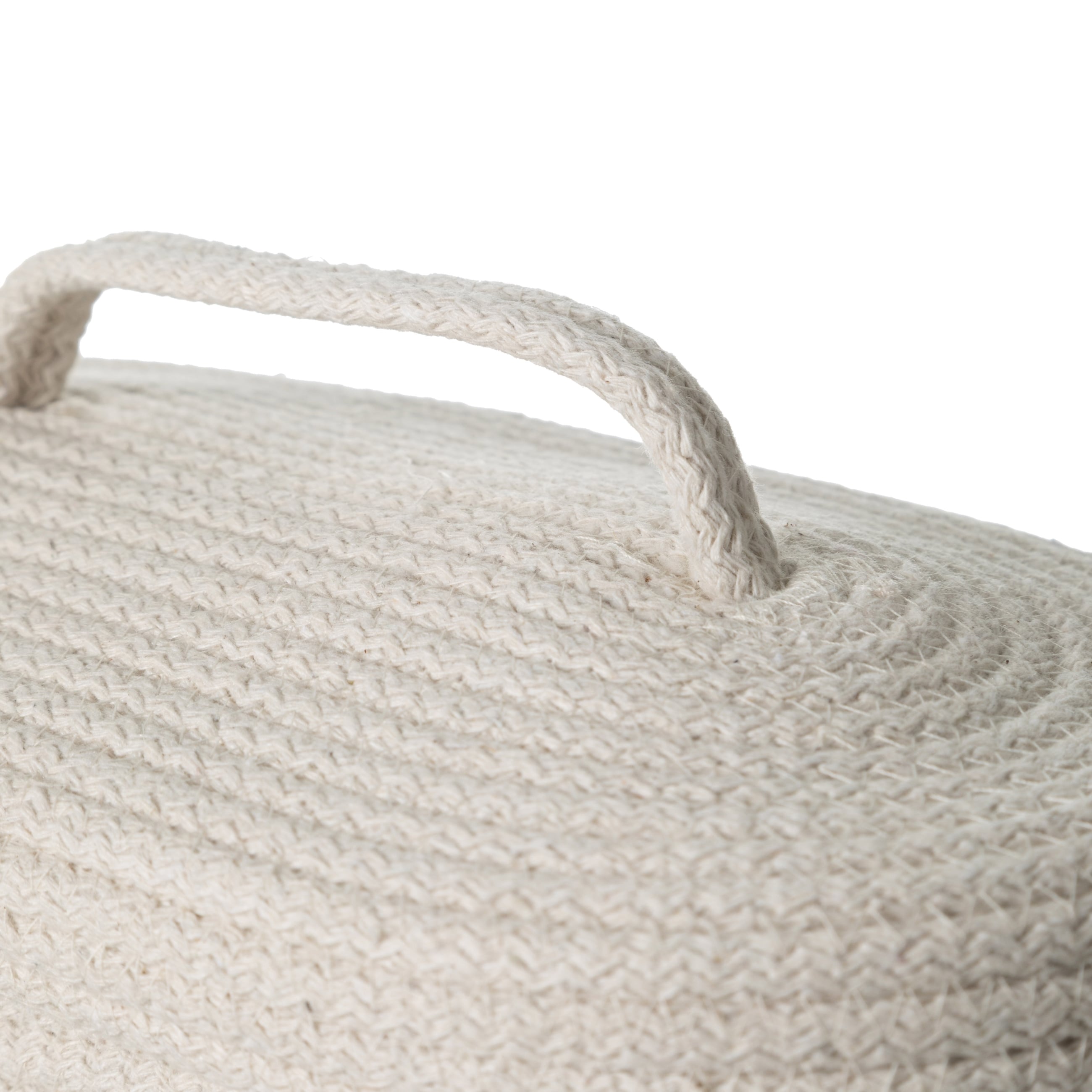 VENUS OVAL DÜZENLEYİCİ SEPET BEJ EKRU 30X13X11