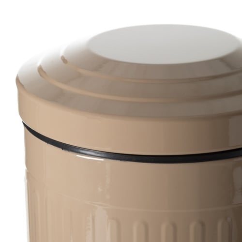  5LT PEDALLI VINTAGE ÇÖP KOVASI BEJ