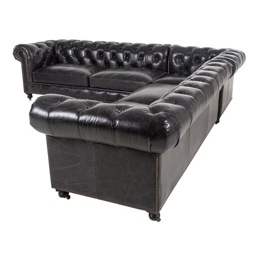 KENSINGTON DERİ L KOLTUK OLD GLOVE ESPRESSO