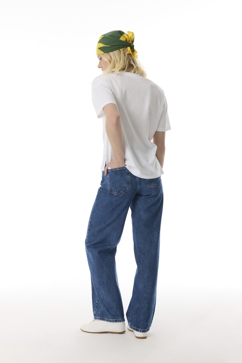  REGULAR FIT BİSİKLET YAKA T-SHIRT