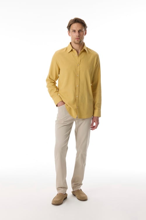  REGULAR FIT CASUAL UZUN KOLLU GÖMLEK