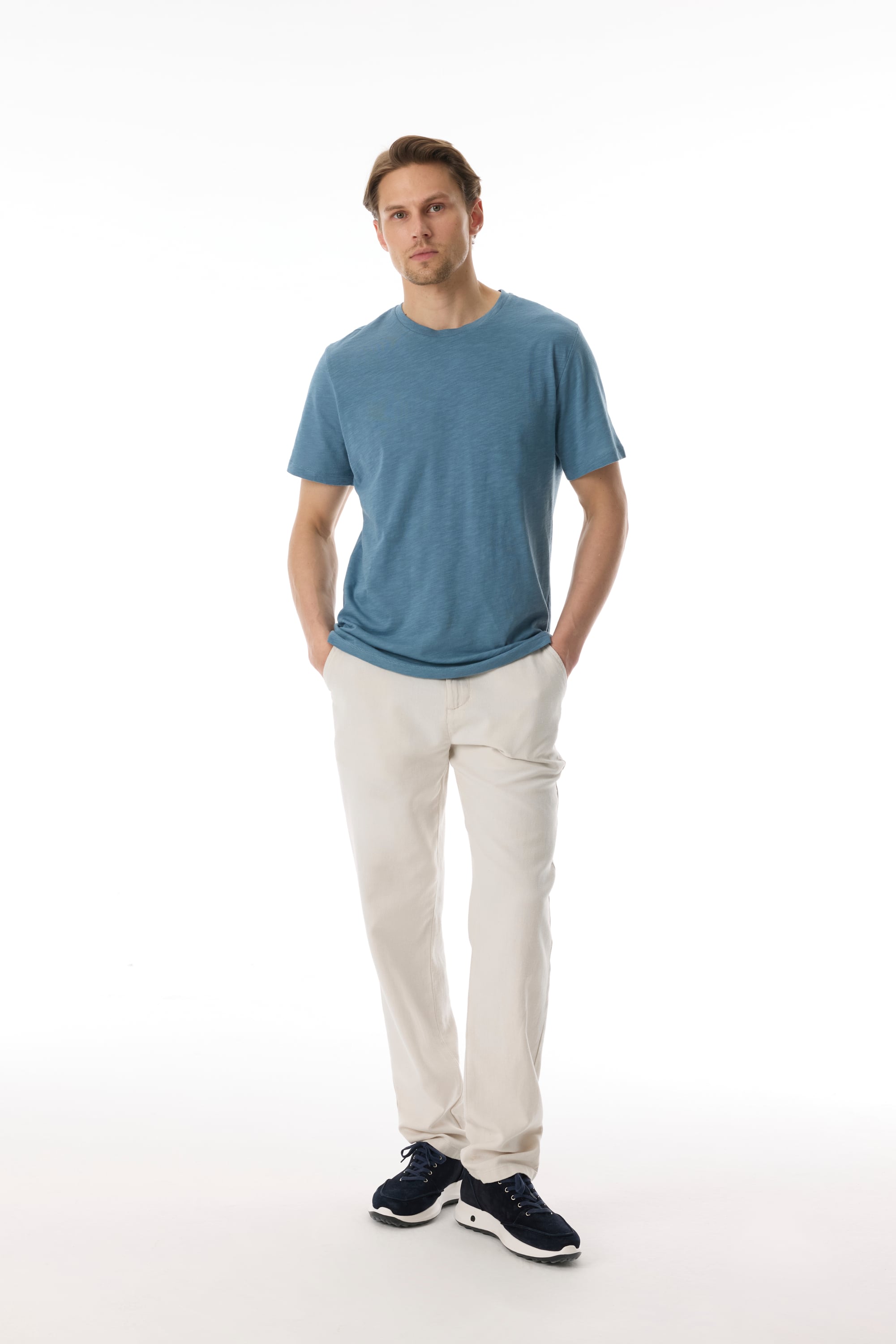 REGULAR FIT BİSİKLET YAKA T-SHIRT